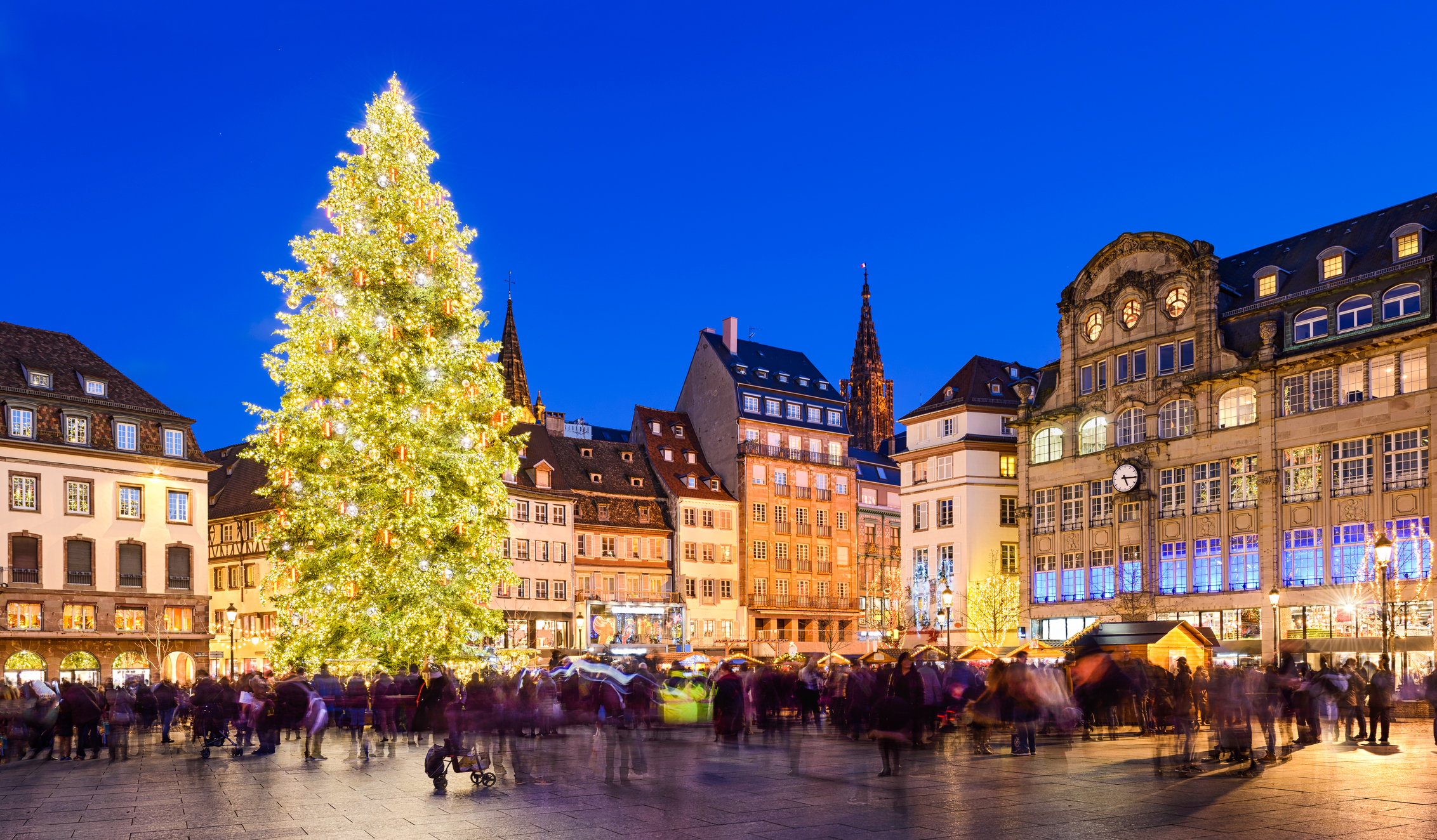 Christmas market in Strasbourg, France