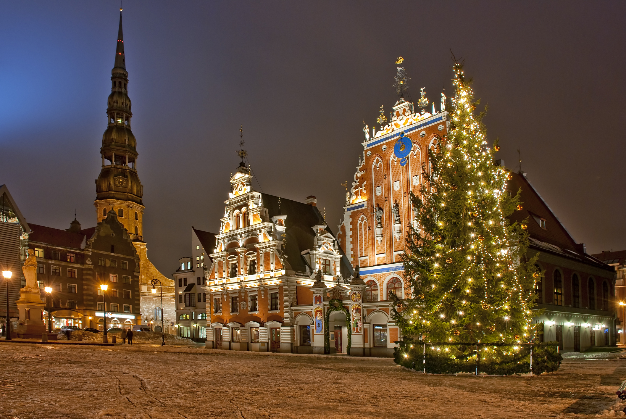 Riga, Latvia at Christmas time