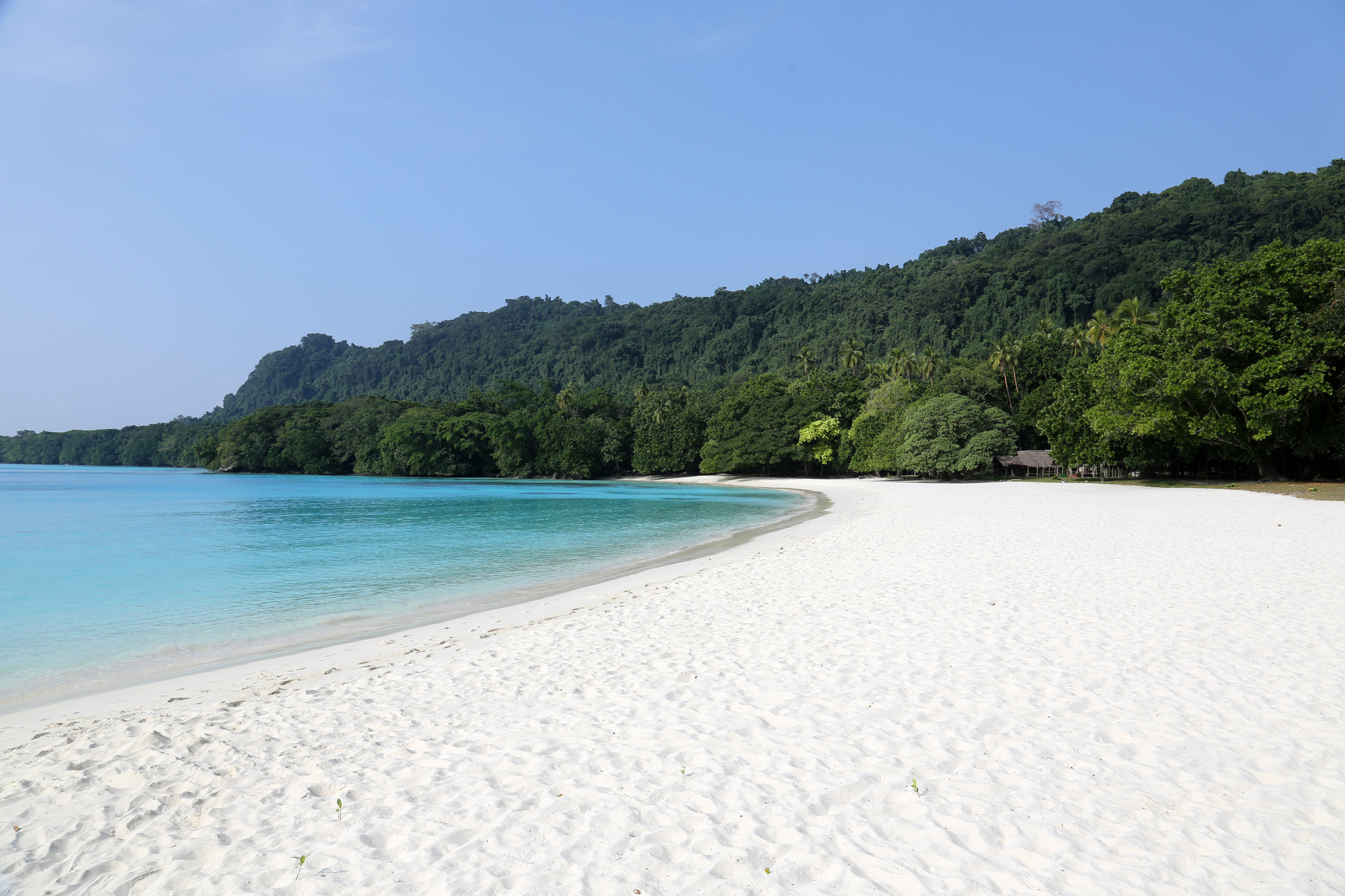 Champagne Beach on Espiritu Santo, Vanuatu