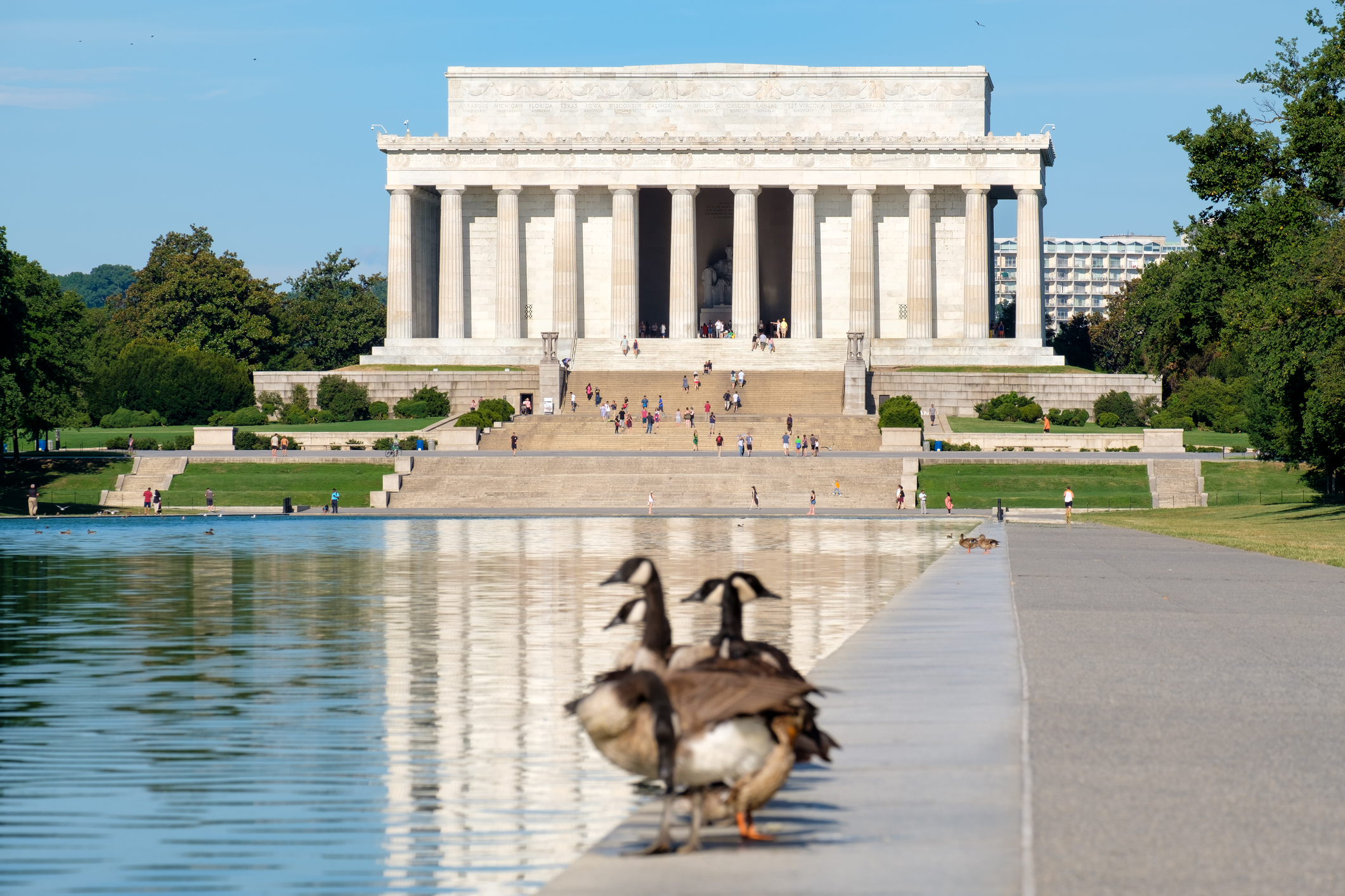 The Lincoln Memorial and the Reflecting Pool 