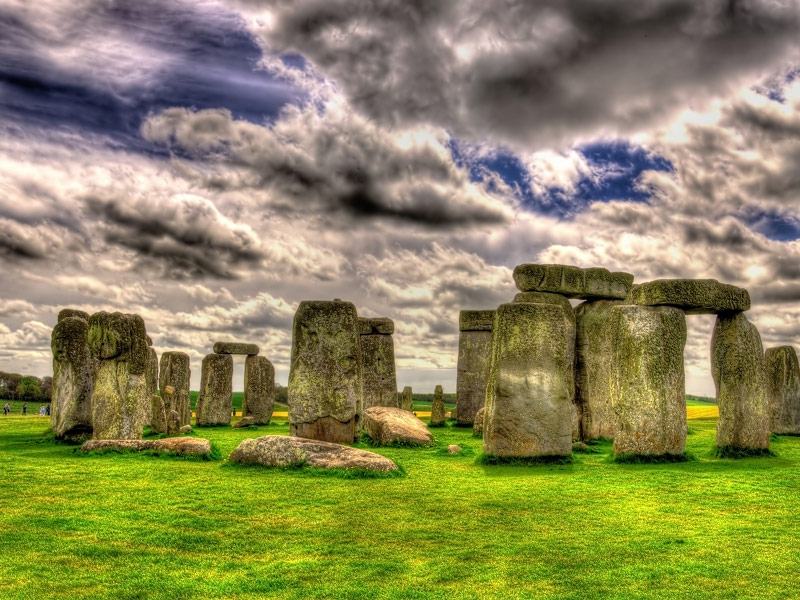 Glastonbury Tor and Stonehenge, England