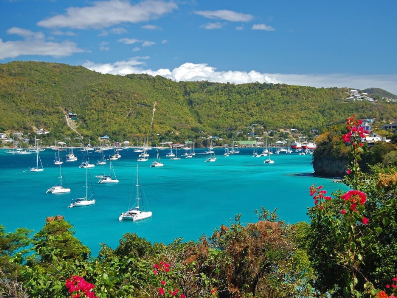 Admiralty Bay on Bequia Island