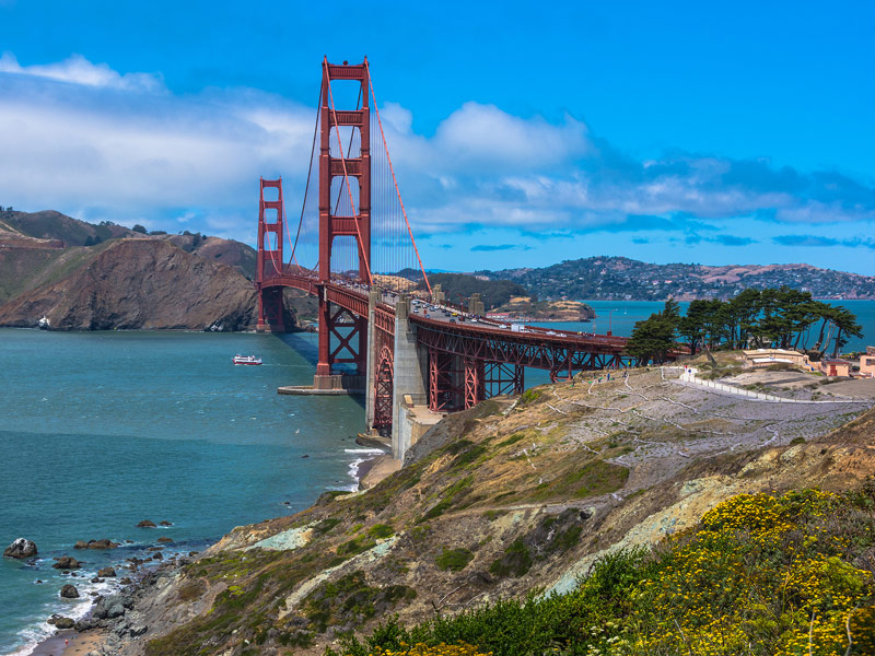 The Golden Gate Bridge, San Francisco