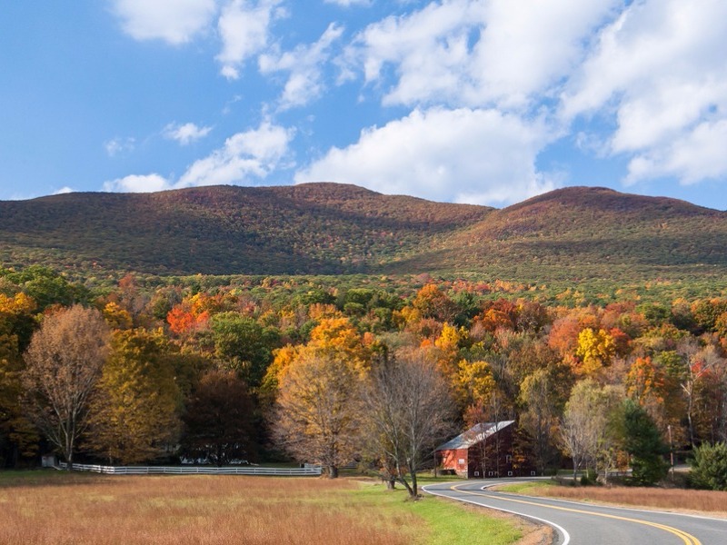 Fall foliage in the Catskills, NY