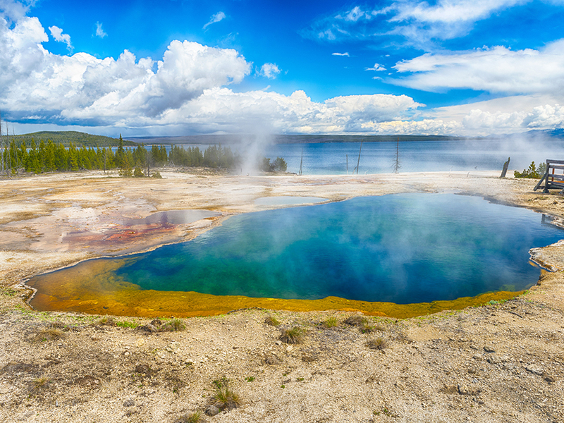 Abysss Pool at Yellowstone National Park