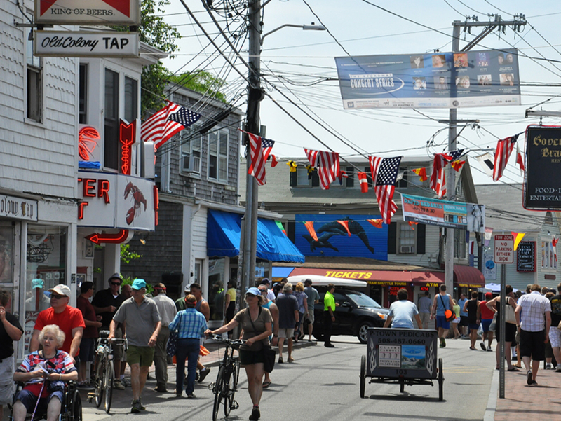 Commercial Street in Provincetown