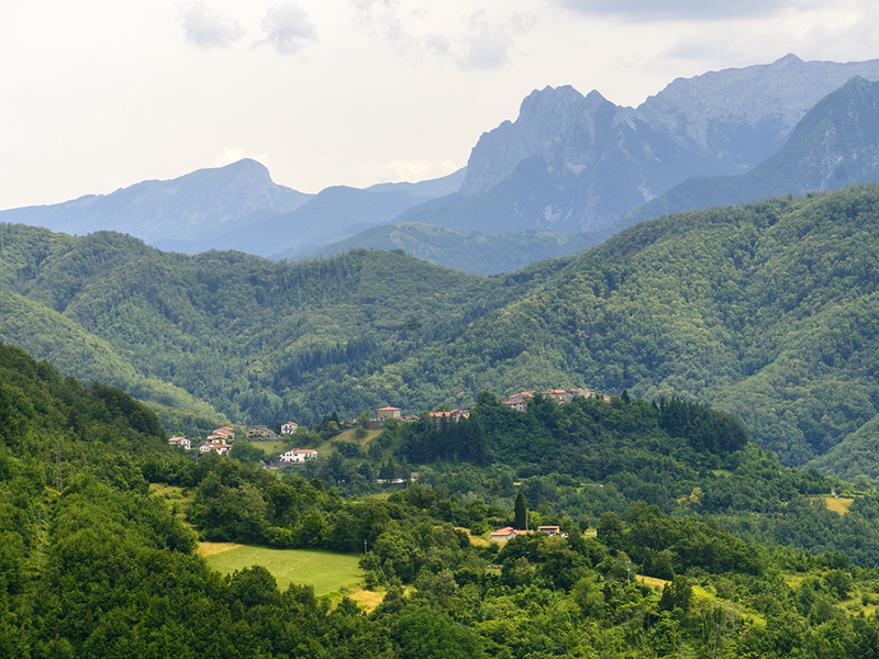 Mountains near Garfagnana 