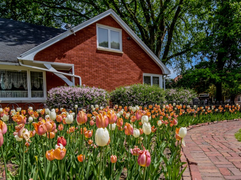 Dutch village in Pella, Iowa.