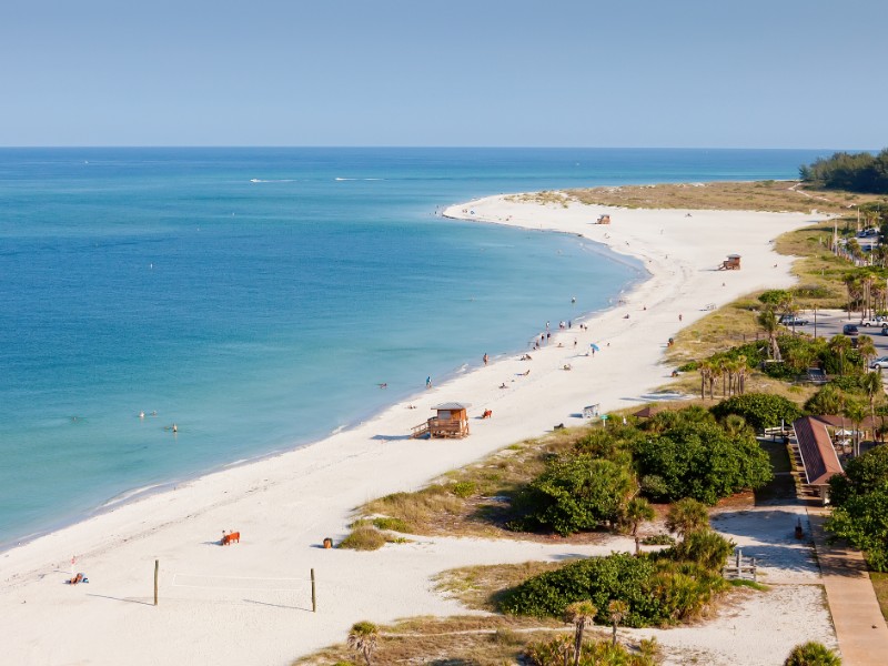 Lido Beach in Siesta Key