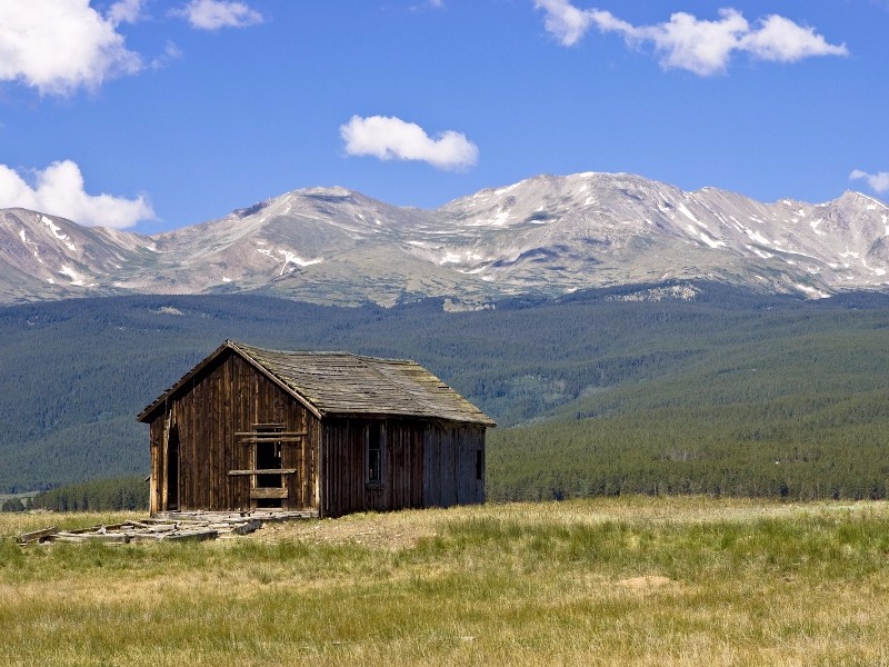 Old cabin in Leadville, Colorado