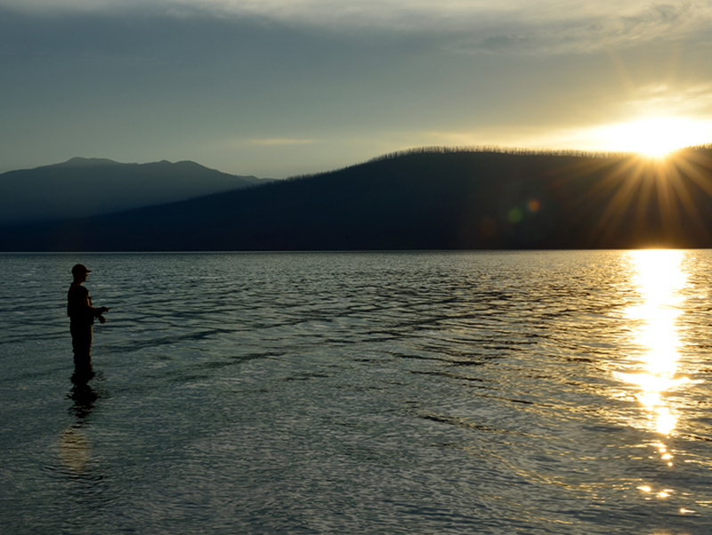 Fishing Lake McDonald