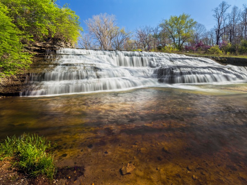 Thistlethwaite Falls in Richmond, Indiana