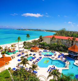 outdoor pools at Breezes Bahamas