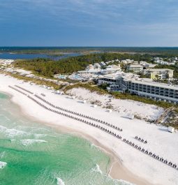 aerial view of WaterColor Inn