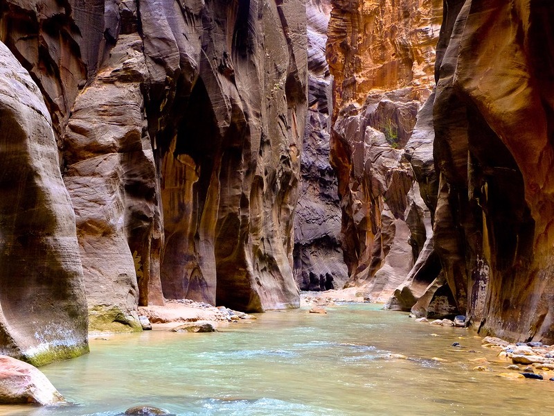 Virgin River Slot Canyon