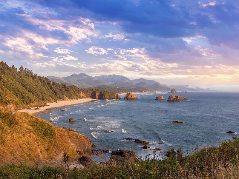 The Oregon Coast from Ecola State Park