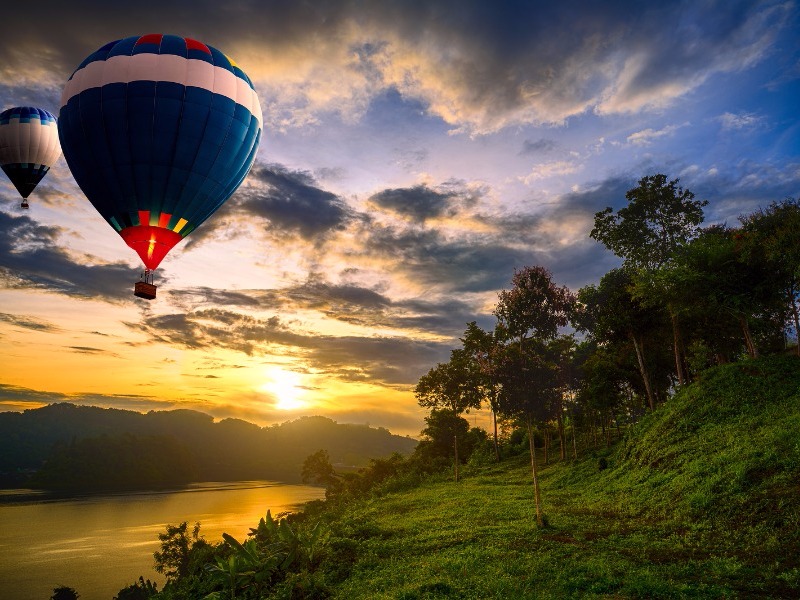 Hot Air Balloon, Colorado