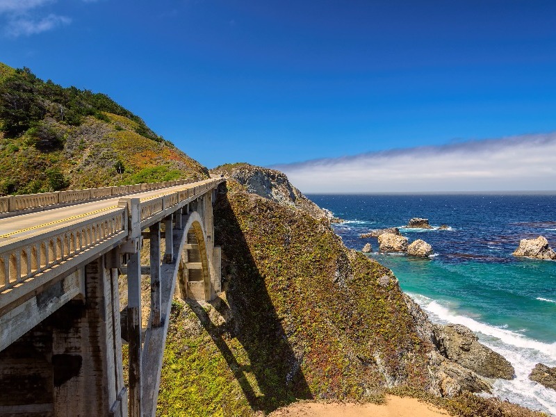 Highway One near Big Sur