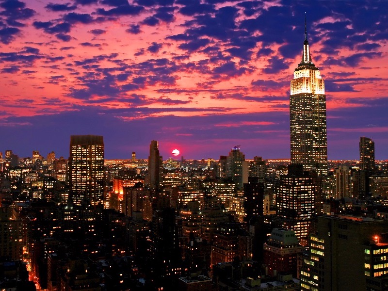 New York City Skyline with the Empire State Building