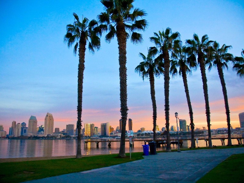 San Diego from Ferry Landing in Coronado