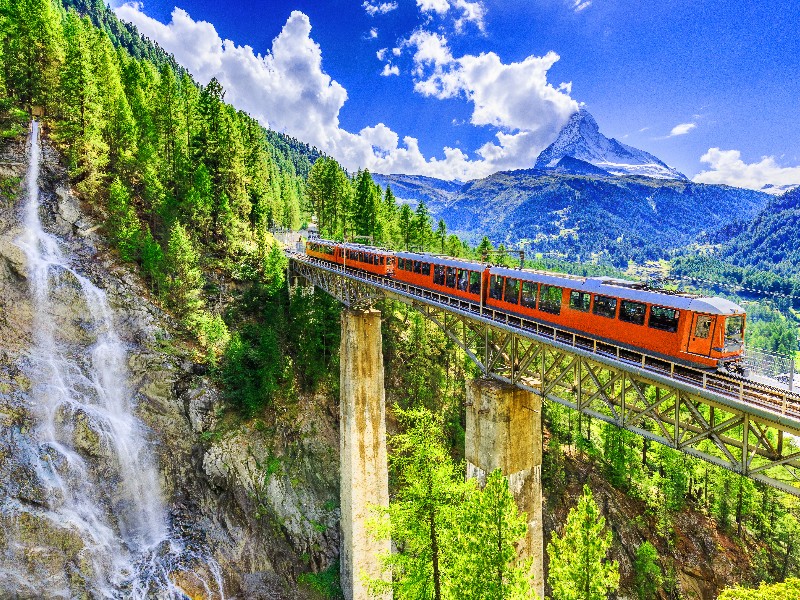 Gornergrat Bhan Matterhorn Railway, Switzerland