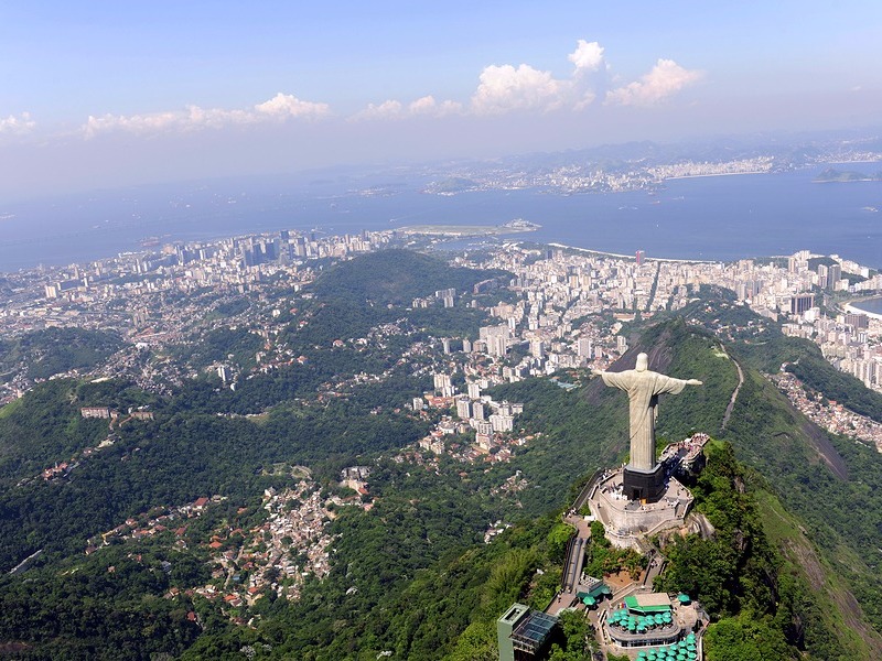 Christ Redeemer/ Corcovado Mountain in Rio de Janeiro