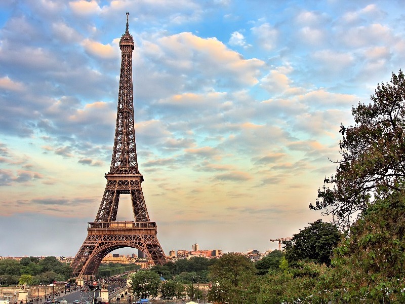 Eiffel Tower at Sunset