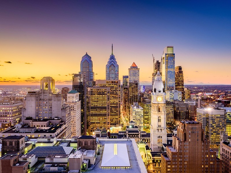 Philadelphia downtown skyline