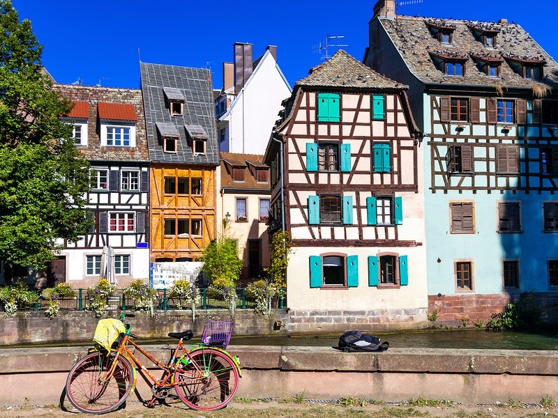 Biking in Strasbourg