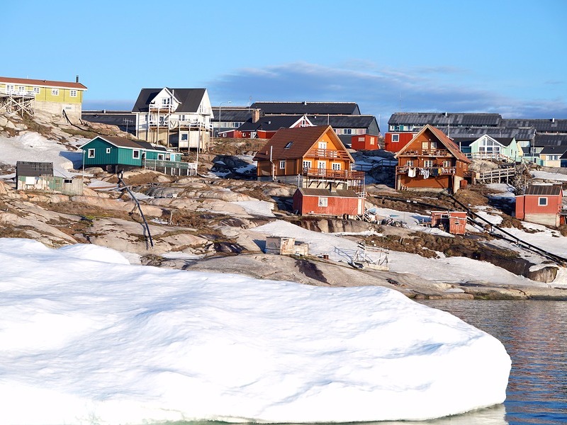 Icebergs on the Ilulissat fjord, Greenland