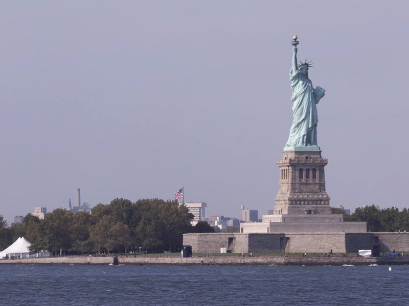 Another view of the Statue of Liberty 