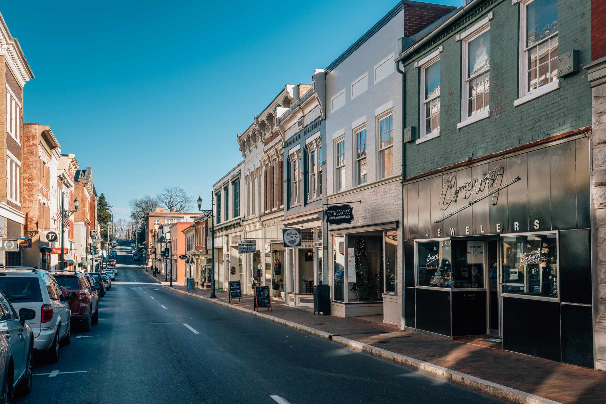 Beverly Street, in downtown Staunton, Virginia