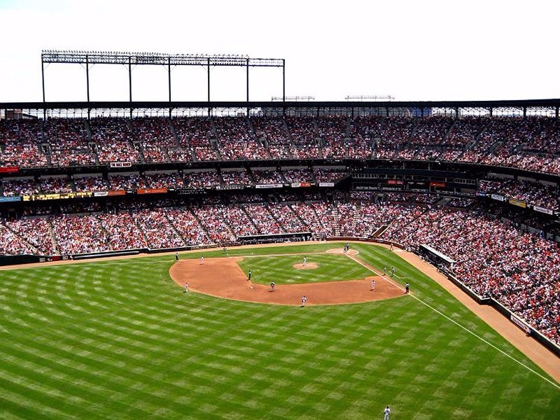 Oriole Park at Camden Yards in downtown Baltimore