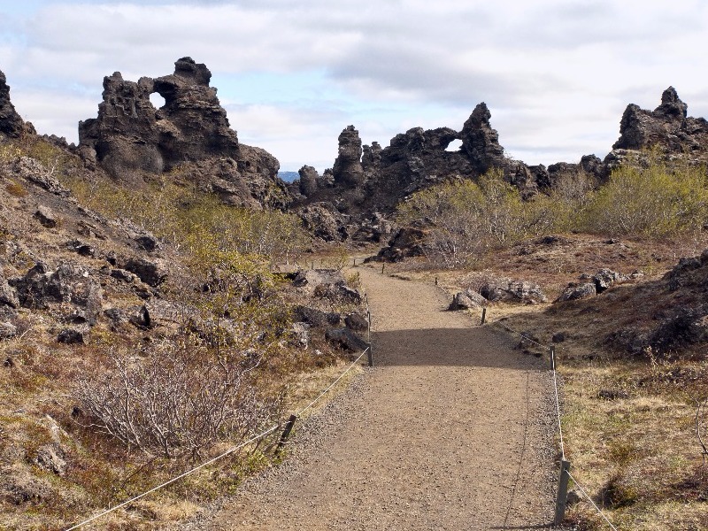 Dimmuborgir area, the 