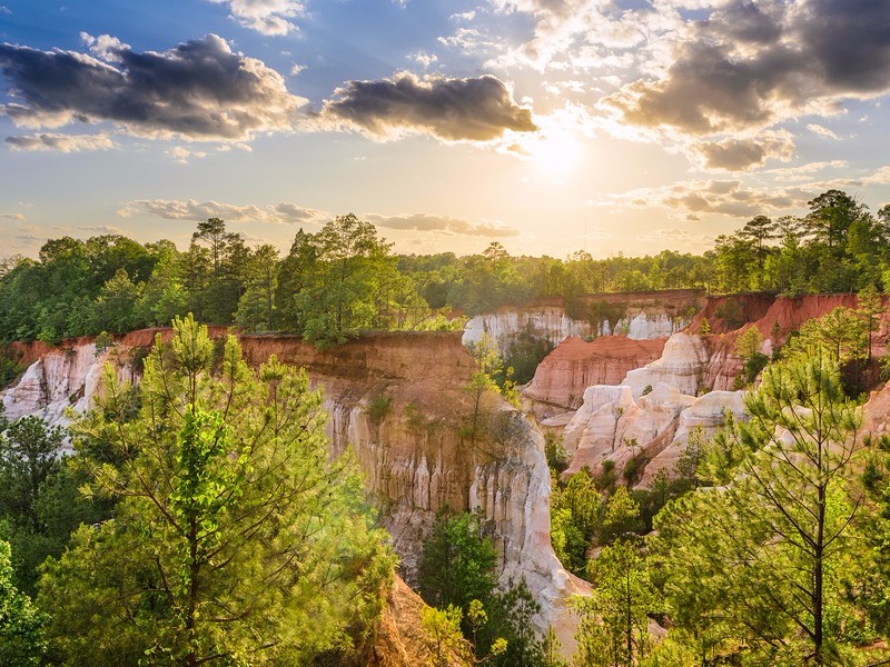 Providence Canyon in Southwest Georgia