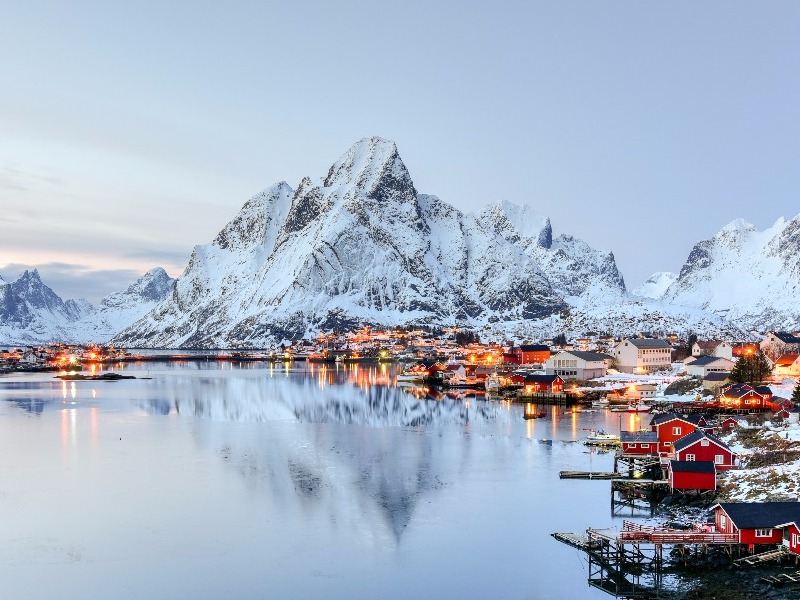 Reine Norway winter