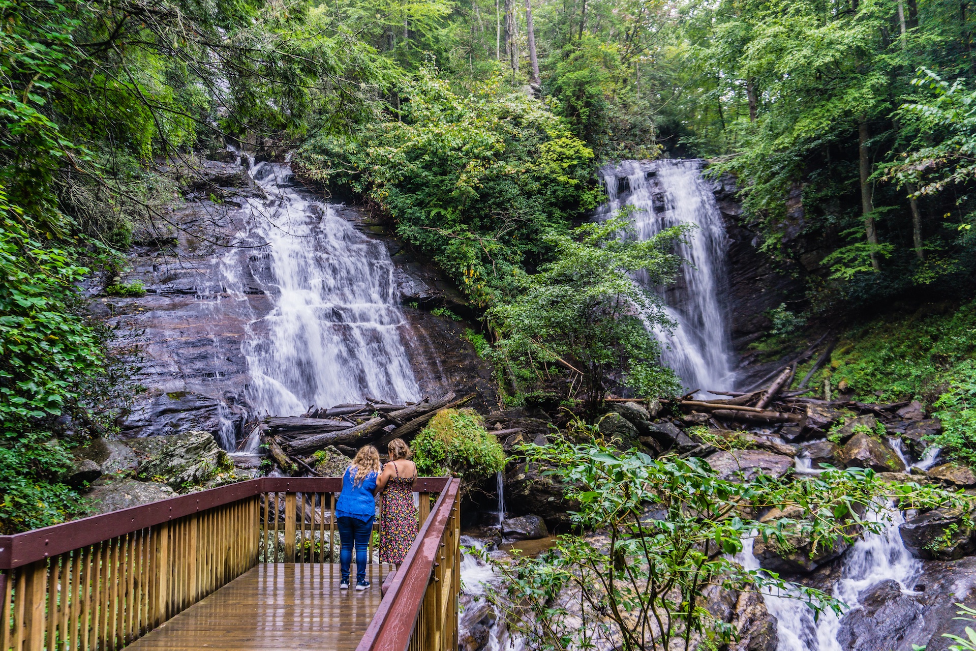 Anna Ruby fall in Helen, Georgia