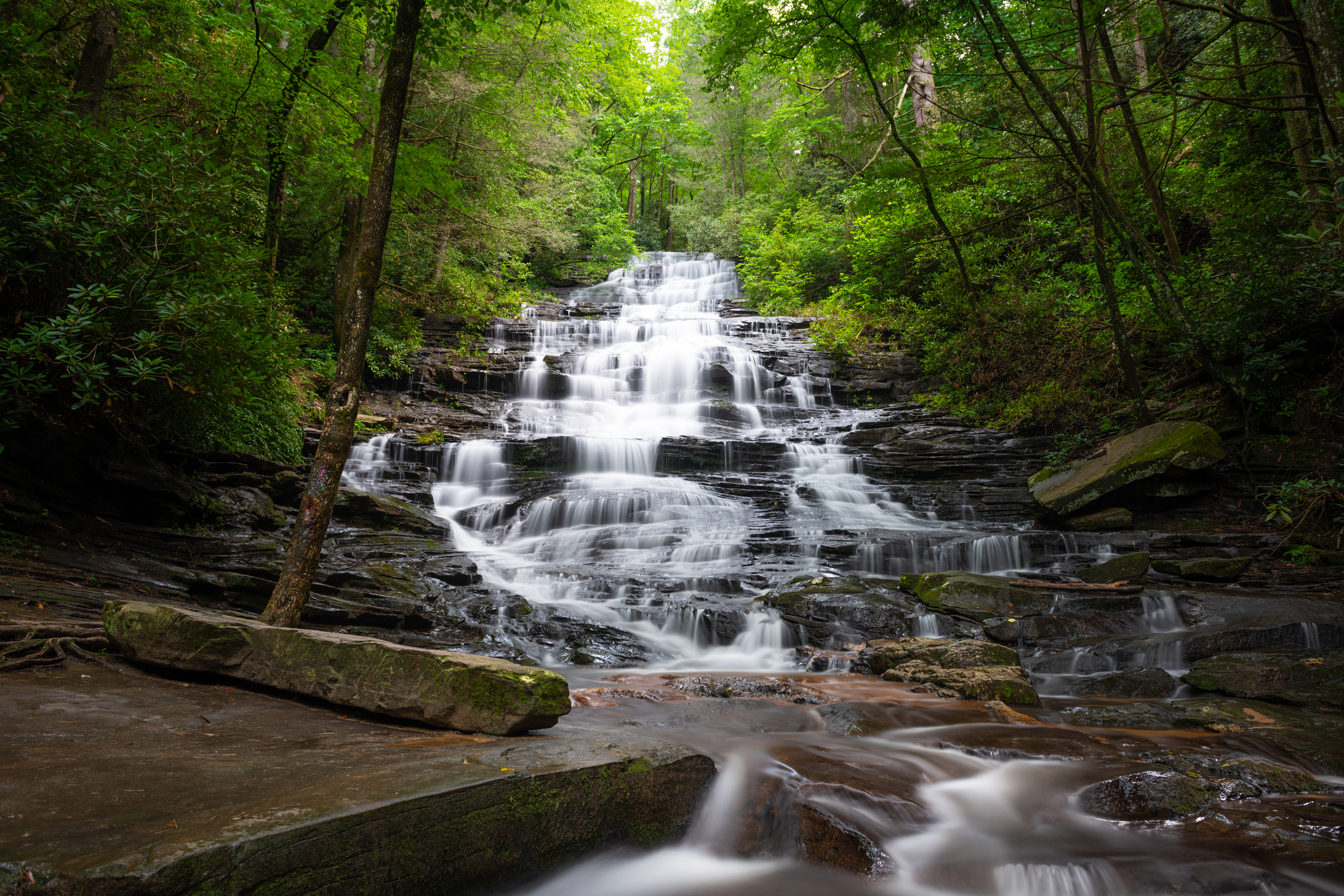 Panther Falls in Rabun County, Georgia