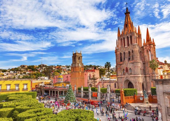 Parroquia Rafael Churches Jardin San Miguel de Allende Mexico