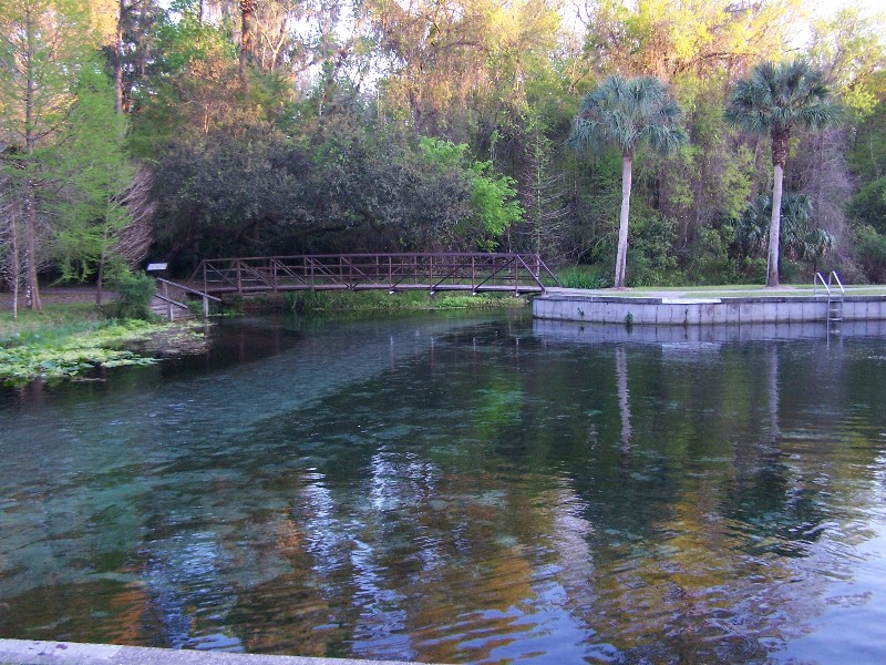 Swim area at Rock Springs Run