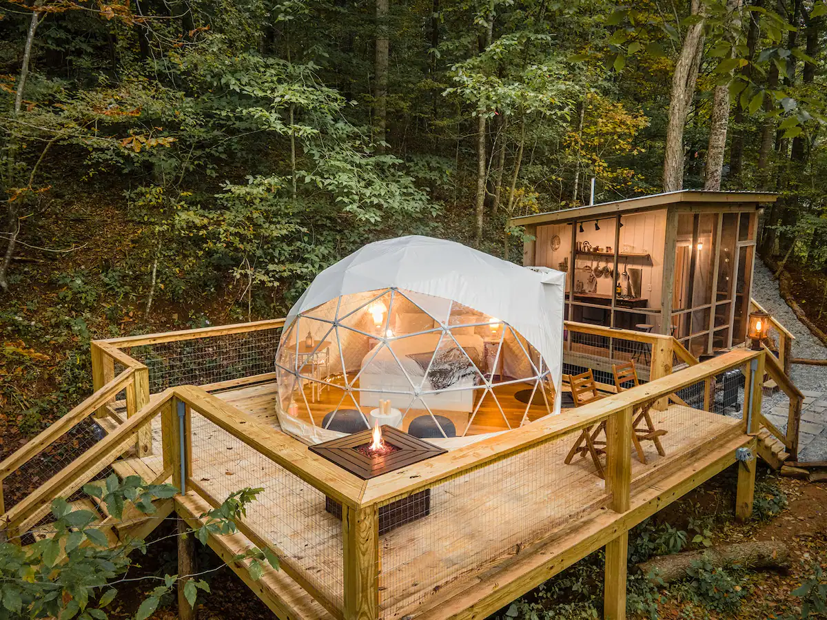 Tiny Geopod - Hot Tub, Views, Outdoor Oasis