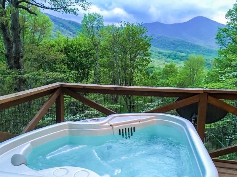 Treetop Mountain Vista with Hot Tub