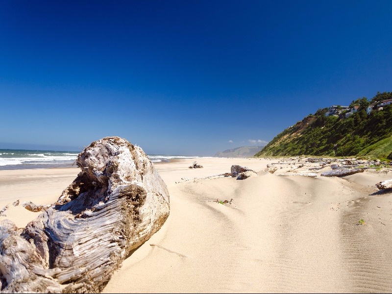 Lincoln City, Oregon beach