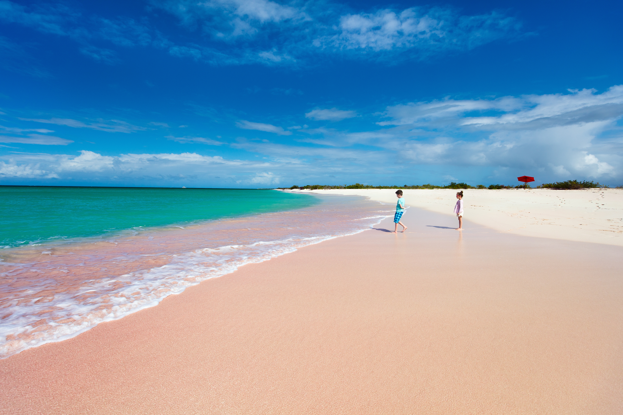 Pink sand beach