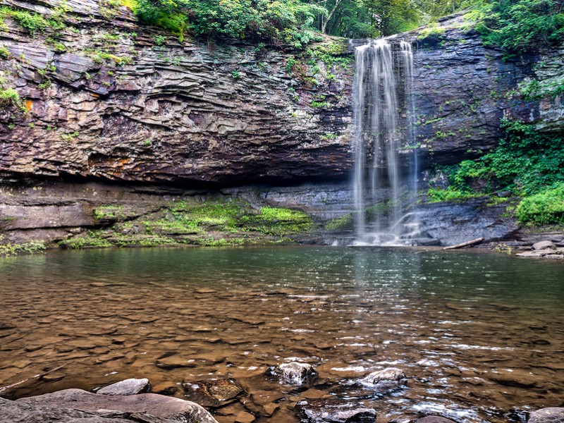 Waterfall at Cloudland Canyon State Park in north Georgia