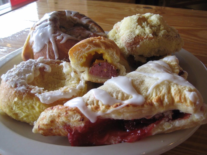 Kolaches and pastries at Chappell Hill Bakery