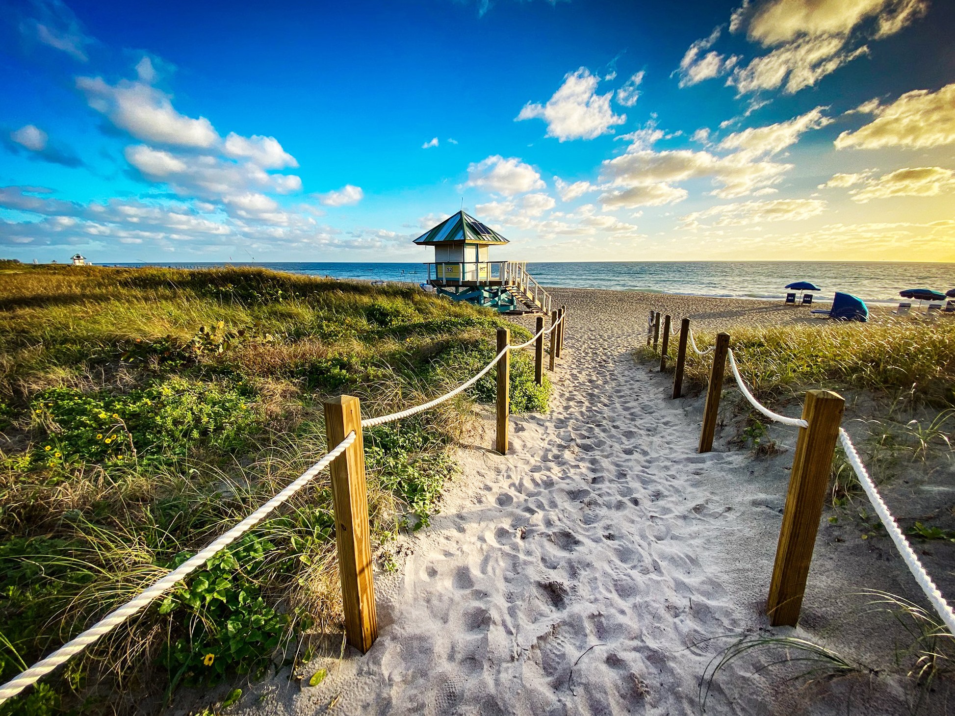 Sandy walk to Delray Beach