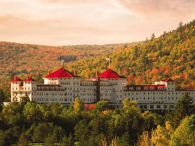 Omni Mount Washington Resort in autumn