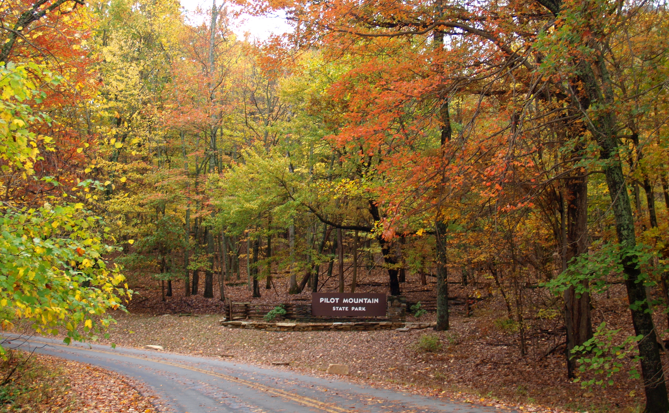 Pilot Mountain State Park in North Carolina