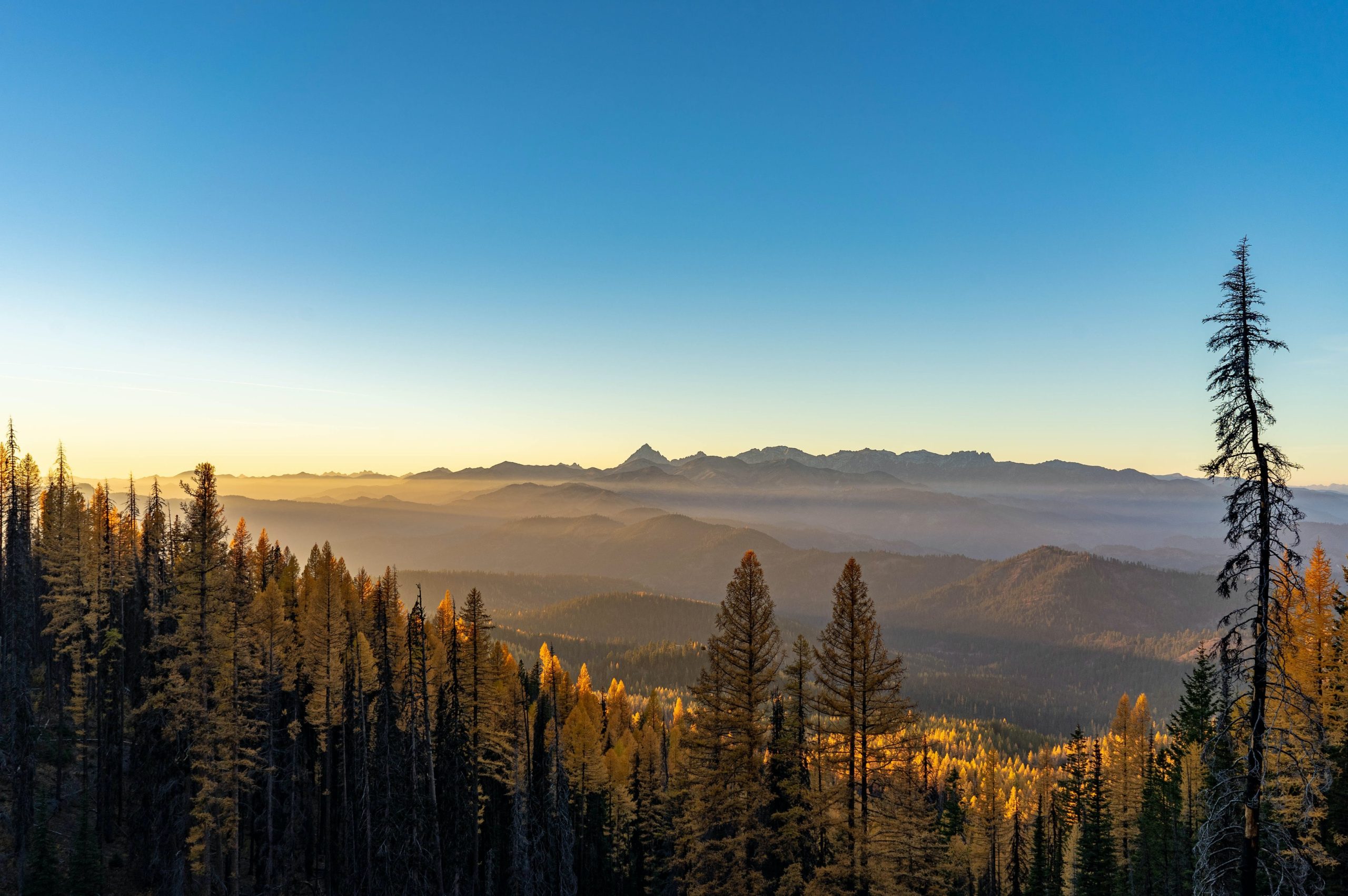 Fall mountain view in Leavenworth, Washington